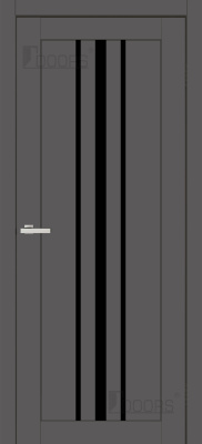 Полотно дверне ПВХ ТМ DOORS 2000х600х40мм С 050 BG (чорне), шт