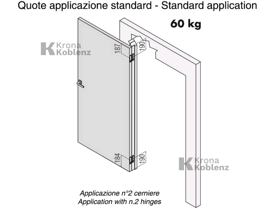 Скрытая петля Koblenz ATOMIKA K 8000 HD , шт