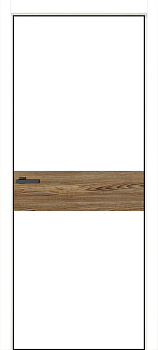 Door leaf TM OMiS PVC FLAT ALU 13H oak, BLK end (with cutter 96/85), pcs.