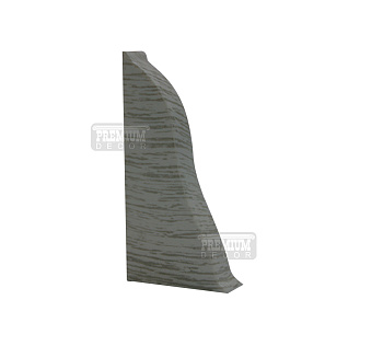 Заглушка левая для плинтуса ПВХ TM Premium decor 54 Comfort, шт