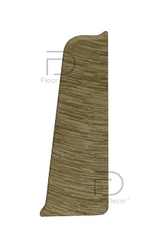 Заглушка правая для плинтуса ПВХ TM Floor décor FD75, шт