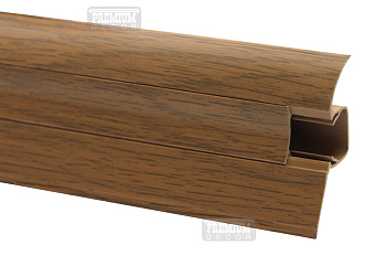 Плинтус напольный ПВХ TM Premium decor Comfort 54мм 2,50м. (40 шт. в уп.), шт