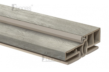 Короб TM DOORS ТЕЛЕСКОП копланар пластик Д40 Г-обр c упл. 90мм (2.5 стойки), кмпл.